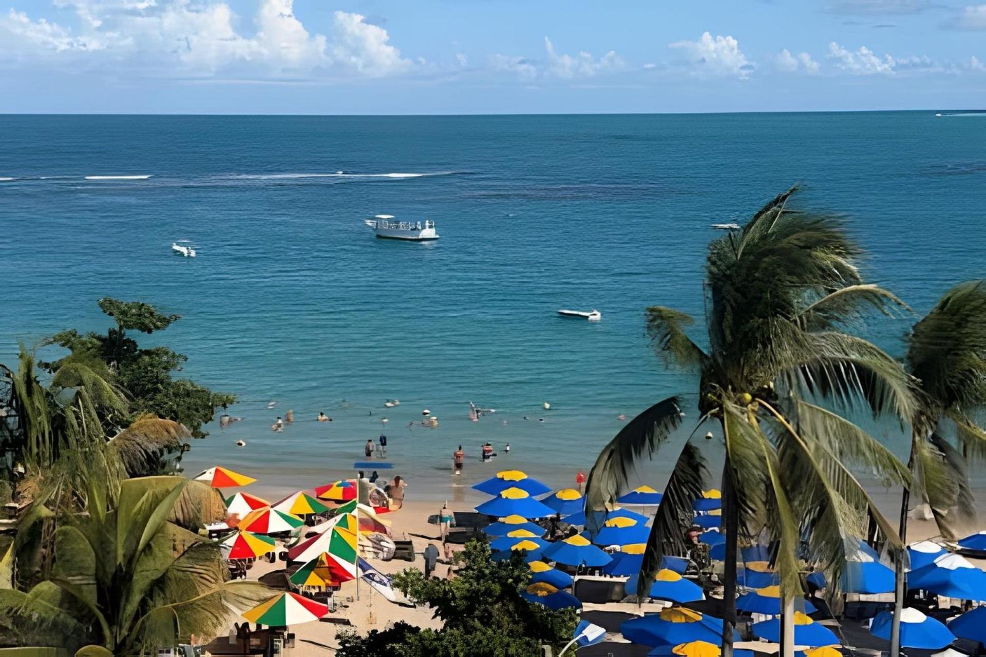Apartamento Flat Pe Na Areia Na De Proximo As Piscinas Naturais. *